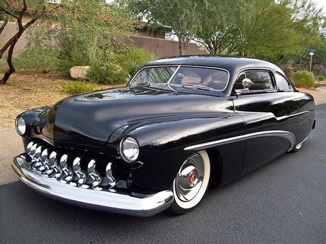 1951 Mercury Custom Coupe, cruiser, custom, mercury, chopped, lead sled, coupe, HD wallpaper ...