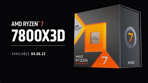 ゲーミングCPU「AMD Ryzen 7 7800X3D」、4月14日発売！ 価格は71,800円 | マイナビニュース