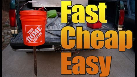 Fastest Easiest Cheapest DIY Automatic Deer Feeder 5 Gallon Bucket - YouTube