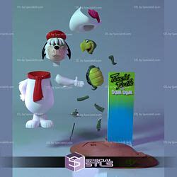 Touche Turtle and Dum Dum 3D Model | SpecialSTL