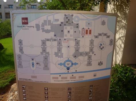 Map of the resort to get your bearings. - Picture of Hotel Riu Touareg, Santa Monica - TripAdvisor