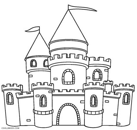 Printable Castle Coloring Pages For Kids | Cool2bKids