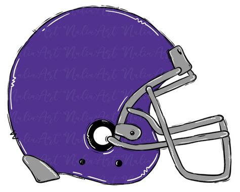 Helmet Football Purple Digital Download Sublimation Game Time - Etsy