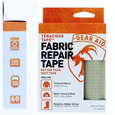 Gear Aid Tenacious Tape Ultra Strong Fabric Repair Tape Platinum - Walmart.com - Walmart.com