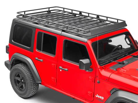 RedRock Jeep Wrangler Full Length Roof Rack J130926-JL (18-24 Jeep ...