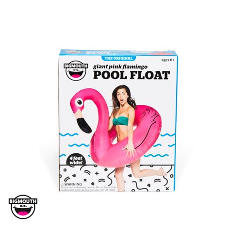 Giant Pink Flamingo Pool Float