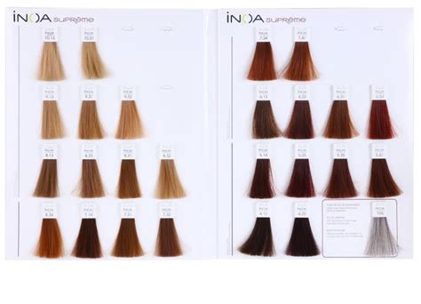 Inoa Hair Color Chart