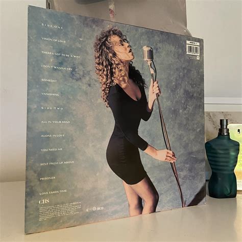 mariah carey self titled 1990 debut album vinyl... - Depop