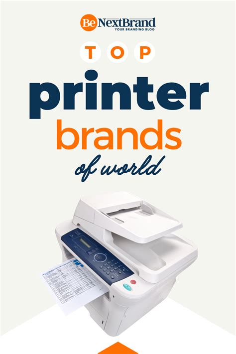 Top 36+ Best Printer Brands in the World -BeNextBrand.com