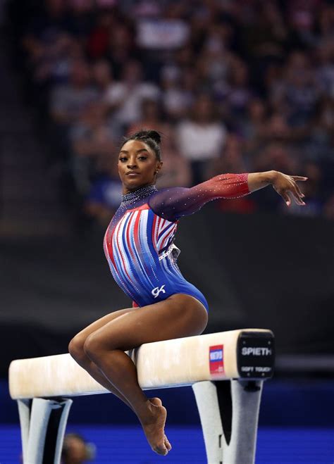 Simone Biles causes a stir with new look at the gymnastics team ahead of the Olympics | HELLO!