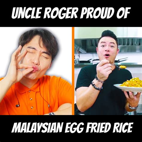 Uncle Roger Proud of Malaysian Egg Fried Rice | Uncle Roger Proud of ...