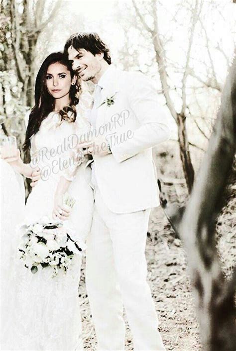 Pin by Cathy Smith on Elena and Damon | Delena, Wedding dresses, Wedding