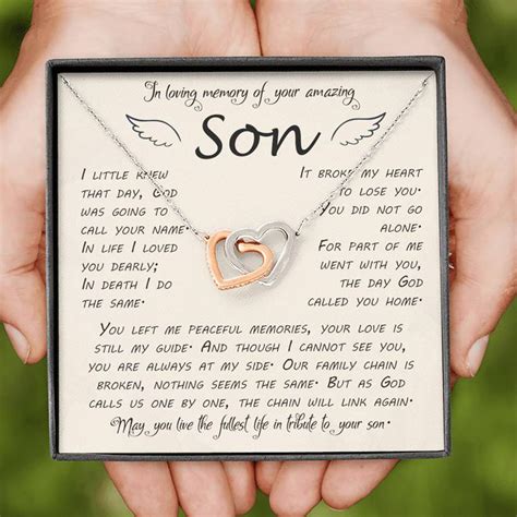 Loss of Son Gifts Son Memorial Present Loss of Son Sympathy | Etsy