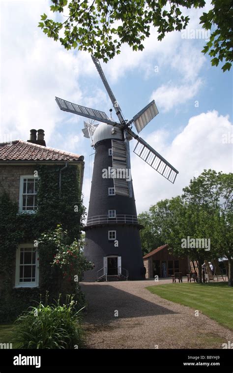 ALFORD WINDMILL. LINCOLNSHIRE. ENGLAND. UK Stock Photo - Alamy