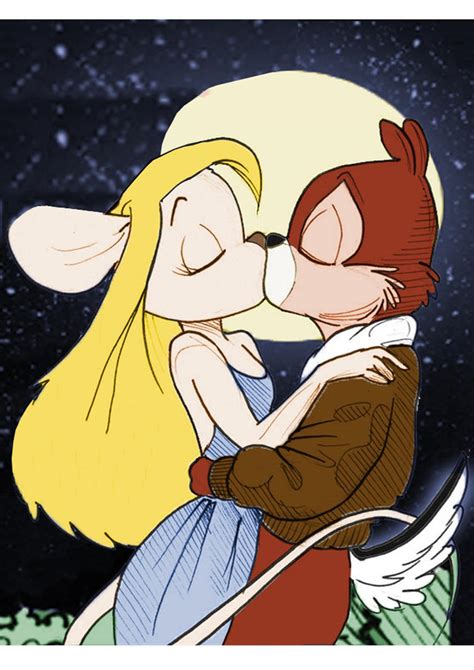 Chip and Gadget kissing by rozumek1993 on DeviantArt