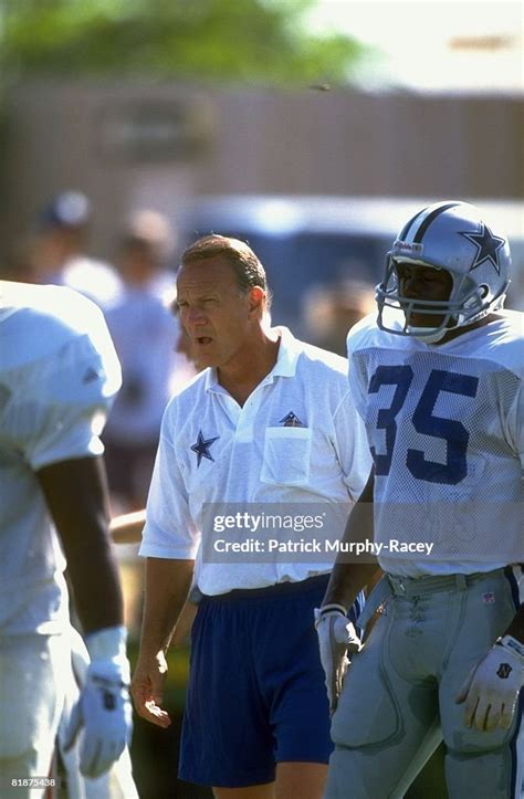 Dallas Cowboys coach Barry Switzer during training camp, Austin, TX News Photo - Getty Images