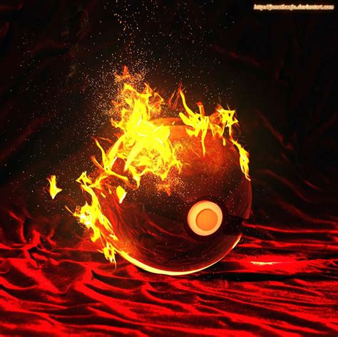 The #Fire Ball #pokemon #pokeball #flame #red | Pokemon, Black pokemon ...