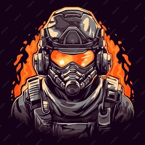 Premium Vector | Vector soldier illustration