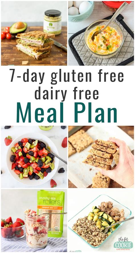 7 Day Gluten Free Dairy Free Meal Plan #1 • The Fit Cookie