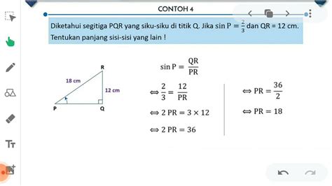 Perbandingan Trigonometri Pada Segitiga Siku Siku Dumatika Id - Riset