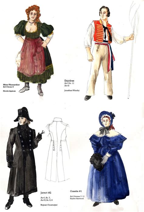 Les Miserables Broadway Costumes