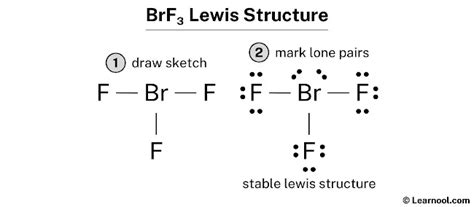 BrF3 Lewis structure - Learnool