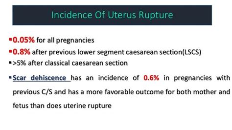 Rupture uterus