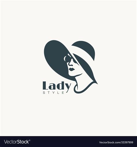 Lady logo Royalty Free Vector Image - VectorStock