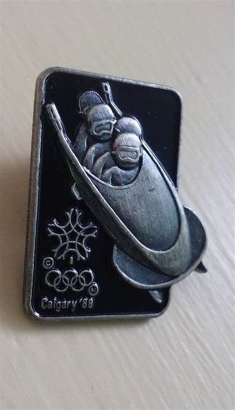 Bobsleigh 1988 Olympic Calgary Winter Games Pin Badge - Etsy