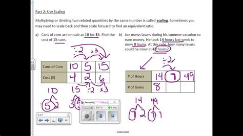 Examples Of Ratio Tables