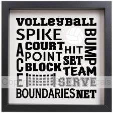 VOLLEYBALL SPIKE BUMP ACE COURT… – Vinyl Craft Decals