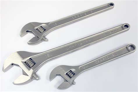 Craftsman 3 pc. Adjustable Wrench Set, Giant Size