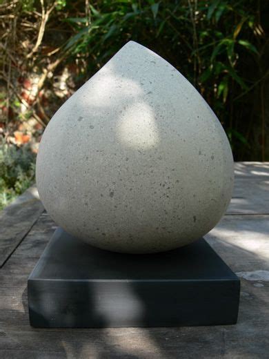 limestone sculpture 'Drop' #art #sculpture #limestone #stone | Stone ...