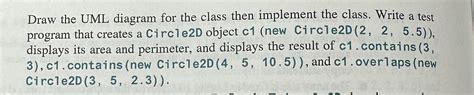 Solved * 0.11 (Geometry: the Circle2D class) Define the | Chegg.com