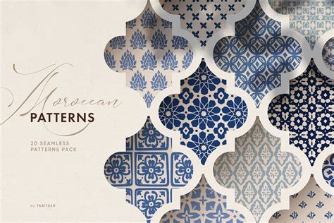 Islamic Moroccan seamless patterns, a Pattern Graphic by Tabita's shop ...