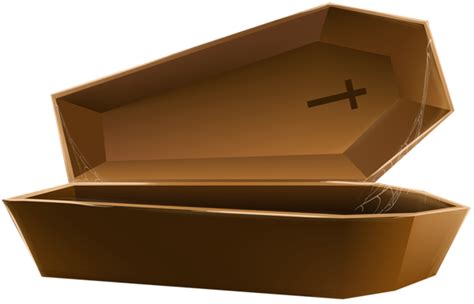 Open Coffin Brown Transparent PNG Clip Art Image | Gallery Yopriceville ...