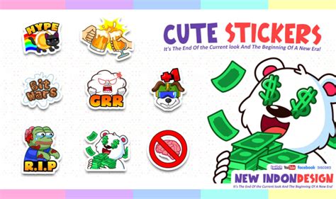 Create custom amazing discords stickers, kick or twitch by Indondesign | Fiverr