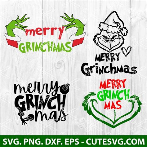 Merry Grinchmas SVG, Grinchmas SVG Bundle, Grinchmas ClipArt