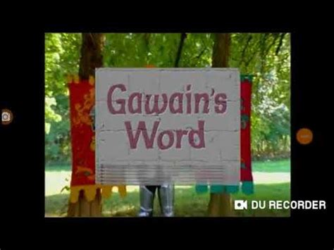 And Now It's Time for Gawain's Word - YouTube