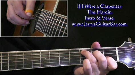 Tim Hardin - If I Were a Carpenter Guitar Lesson, Tab & Chords - JGB