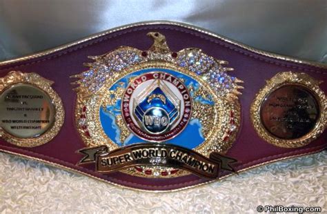 WBO | PACQUIAO RECEIVES WBO SUPER CHAMPION BELT (PHOTOS) - WBO