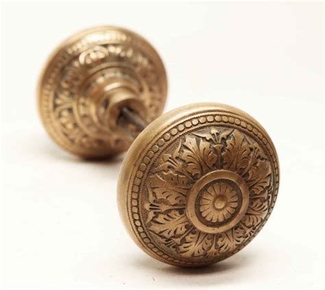 Antique Russell & Erwin Classic Brass Knobs | Olde Good Things