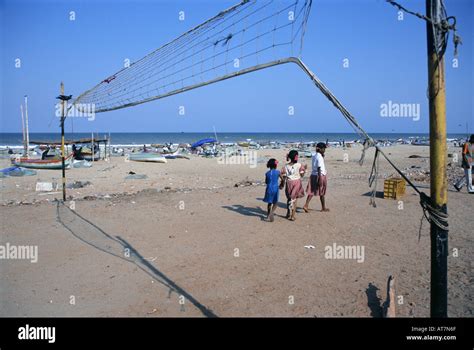 Schoolgirls on Marina Beach, Chennai, one of the longest city beaches ...