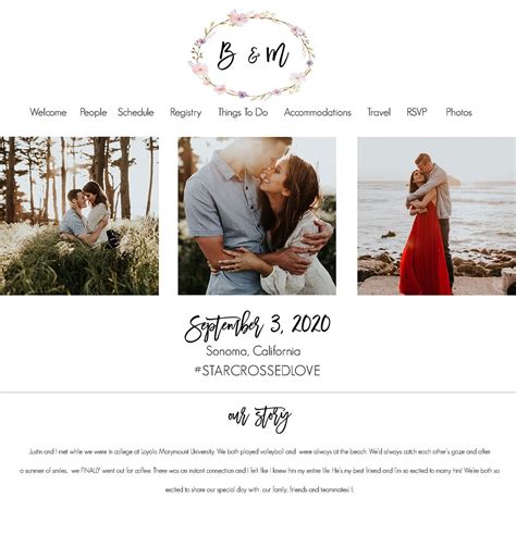 Create a Free Wedding Website – Online Planning, Templates, Best Examples | Create wedding ...