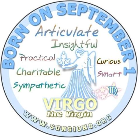 September 1 Zodiac Horoscope Birthday Personality - SunSigns.Org