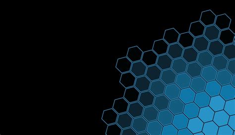 1336x768 Resolution Black Blue Hexagon Pattern HD Laptop Wallpaper ...