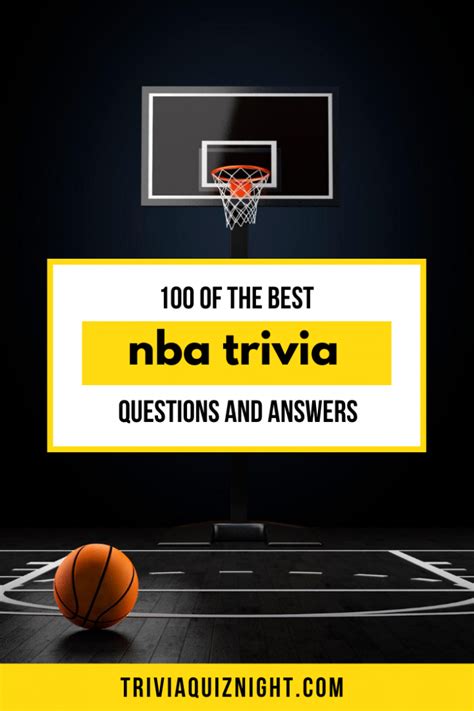 100 NBA Trivia Questions and Answers | A Slam Dunk of a Basketball Quiz