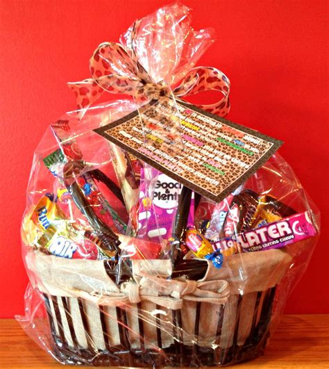 an affair from the heart: 50th Birthday Candy Basket and Poem | Birthday gag gifts, Birthday ...