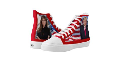 DONALD & MELANIA TRUMP- High-Top SNEAKERS | Zazzle