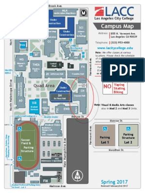 Los Angeles City College Campus Map - Cities And Towns Map